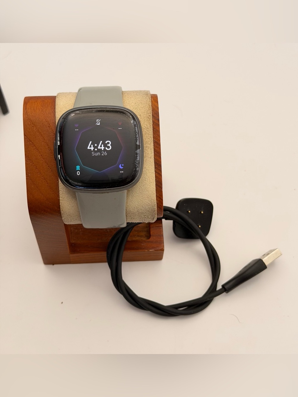 Fitbit Sense 2, Tested, Silver/silver, Good, Charger Included, Latest Model